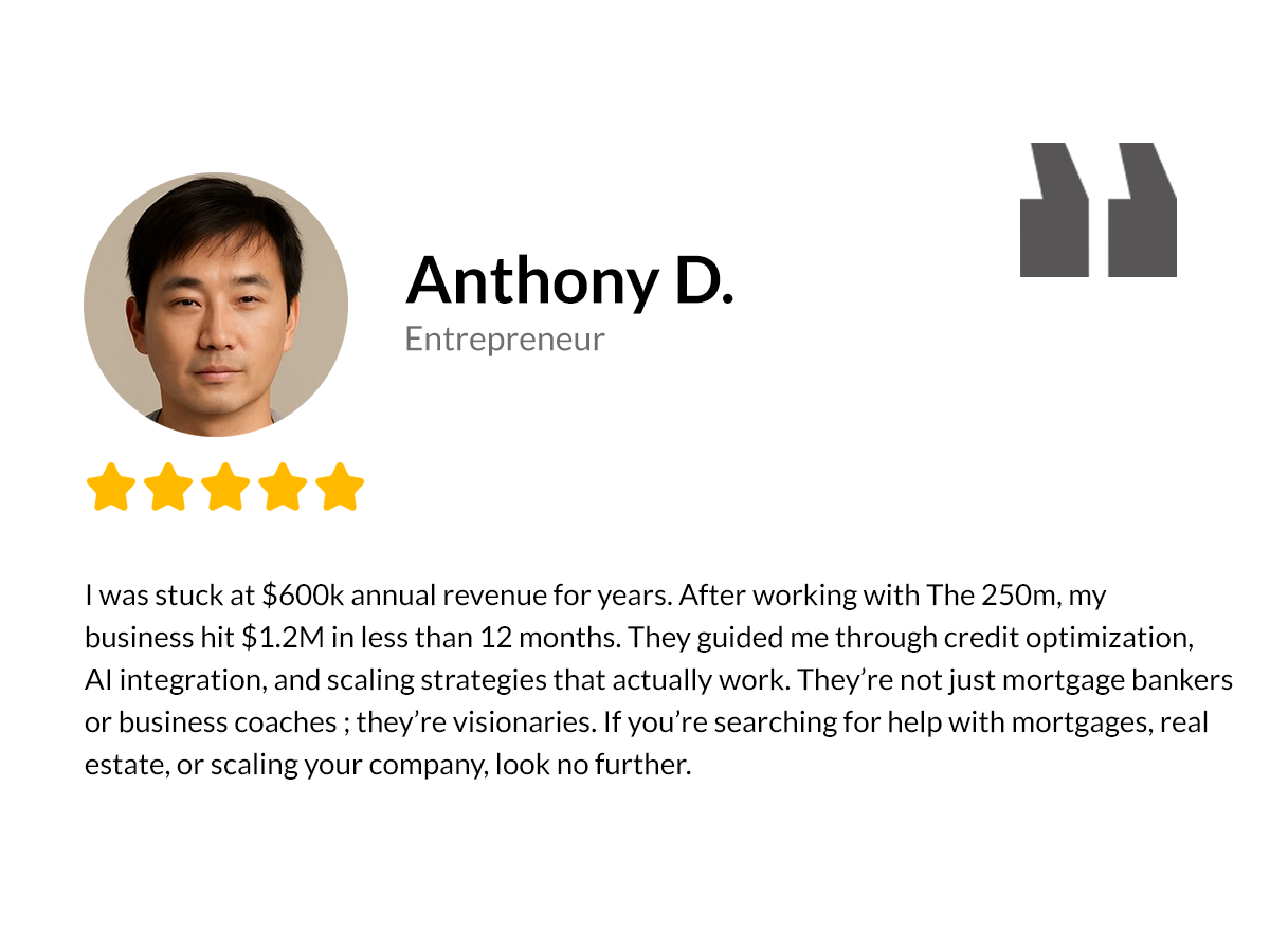 Anthony D Testimonial