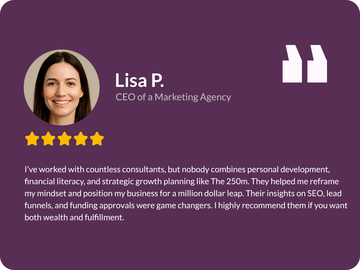 Lisa P Testimonial